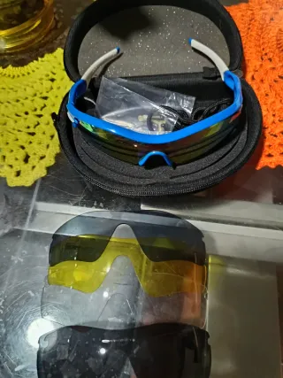 Gafas Ciclismo Deportivas Oakley  con Lentes Inter