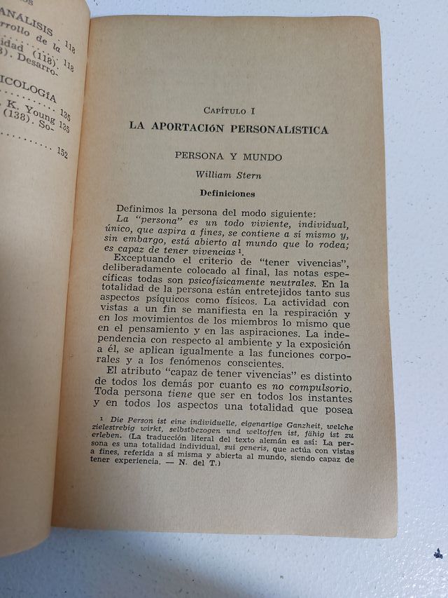 Aportaciones a la Psicología de la Personalidad