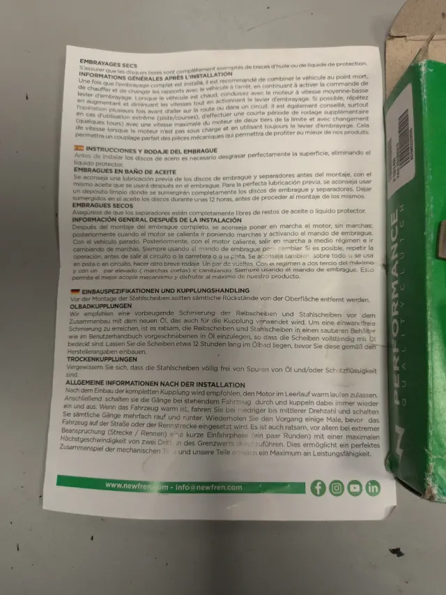 Discos Embrague Newfren KTM 690 Enduro R