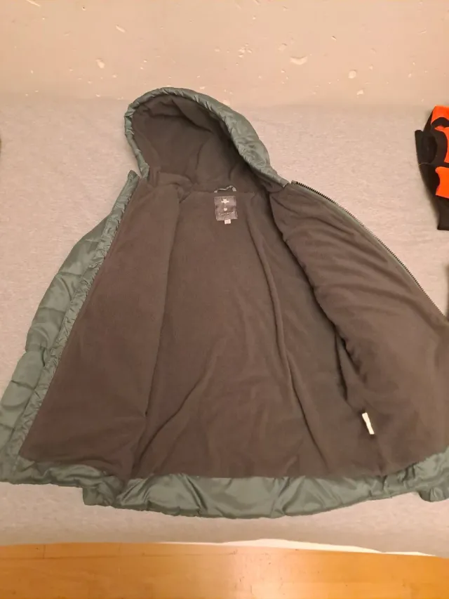 Chaqueta invierno niño 11-12 años verde