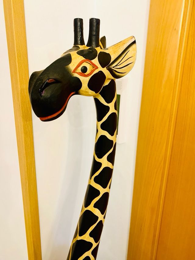 Jirafa Decorativa Madera