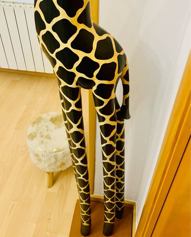 Jirafa Decorativa Madera