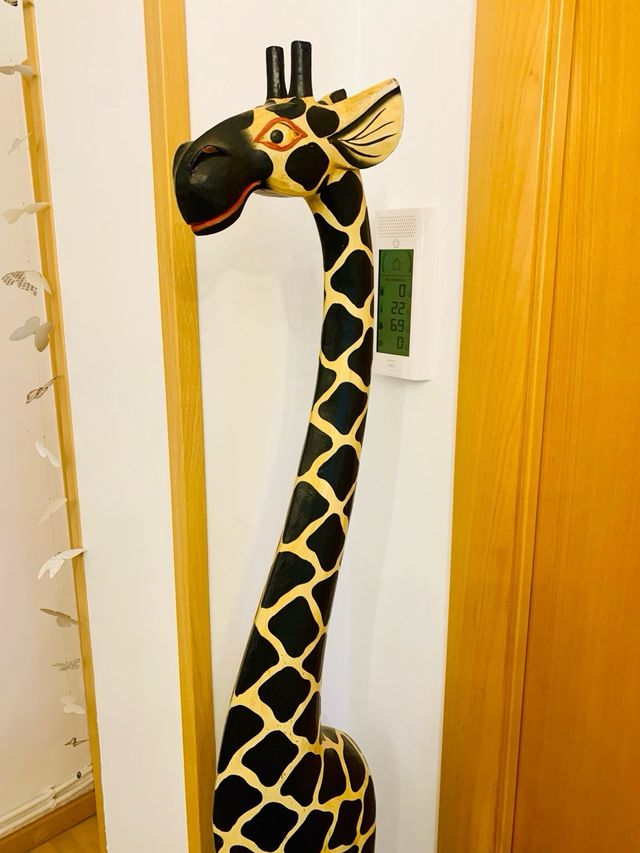 Jirafa Decorativa Madera