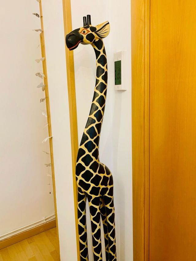 Jirafa Decorativa Madera