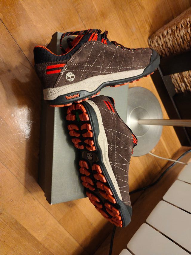 Zapatos Timberland Hombre Marrón/Naranja Talla 41.