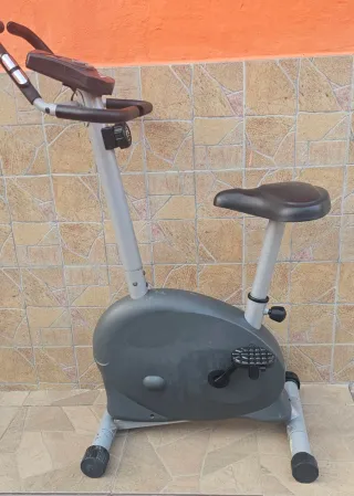 Bicicleta Estática Gris Boomerang