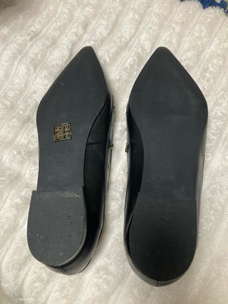 Zapatos planos Scalpers negros talla 39 única pues