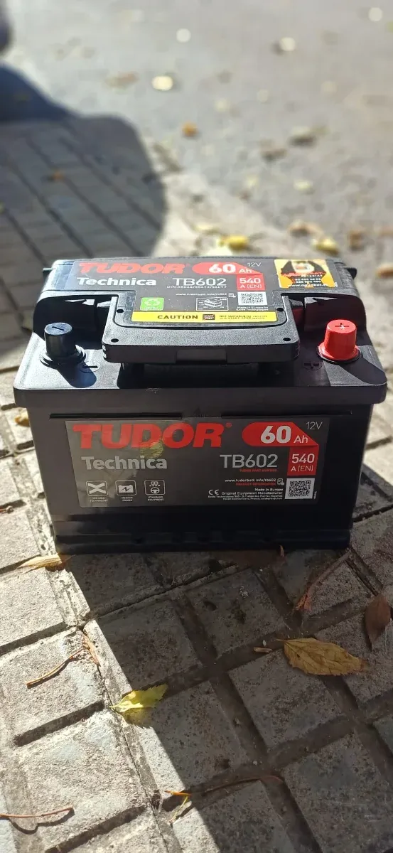 Batería Tudor TB602 60Ah 12V