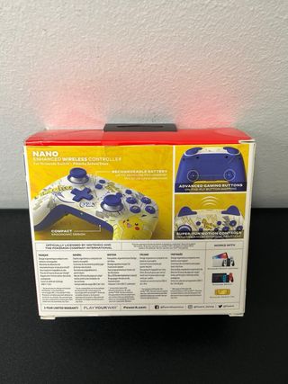 Mando PowerA Nano Pokémon Pikachu Switch