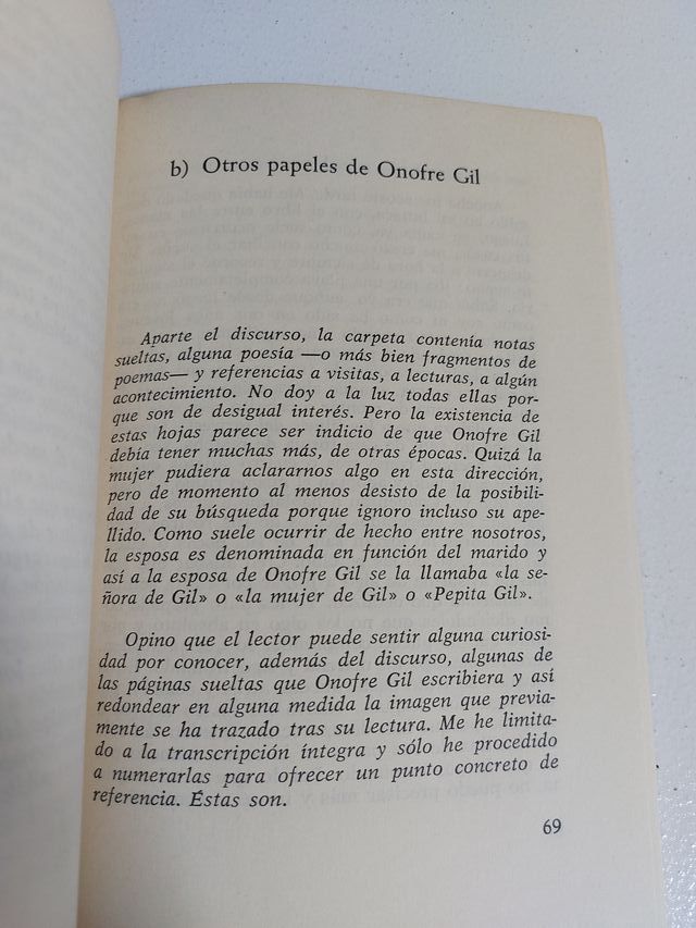 Discurso de Onofre - Carlos Castilla del Pino