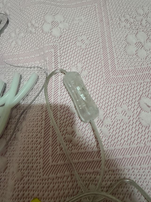 Cartel con luz LED happy birthday