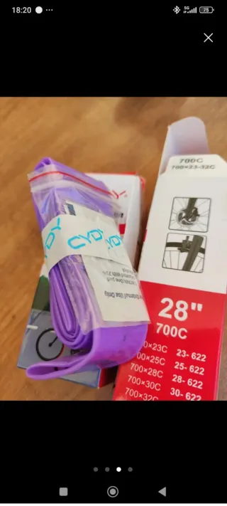 2 Cámaras de TPU para Bicicleta