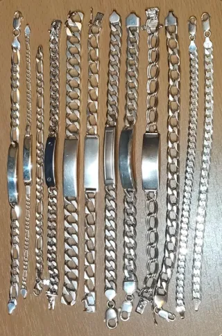 Pulsera Esclava Plata