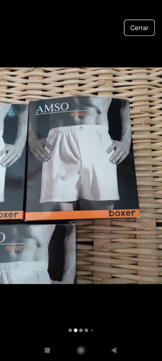 Lote 3 boxers AMSO talla L