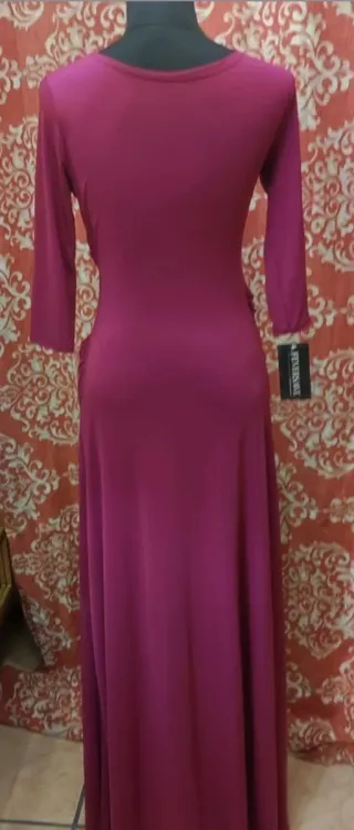 Vestido largo Feversave T36 morado