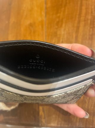 Portacarte Gucci Beige/Marrone