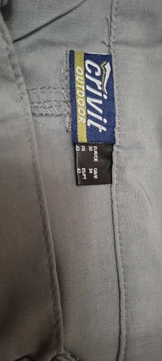 Pantaloni uomo cargo con tasconi taglia 50