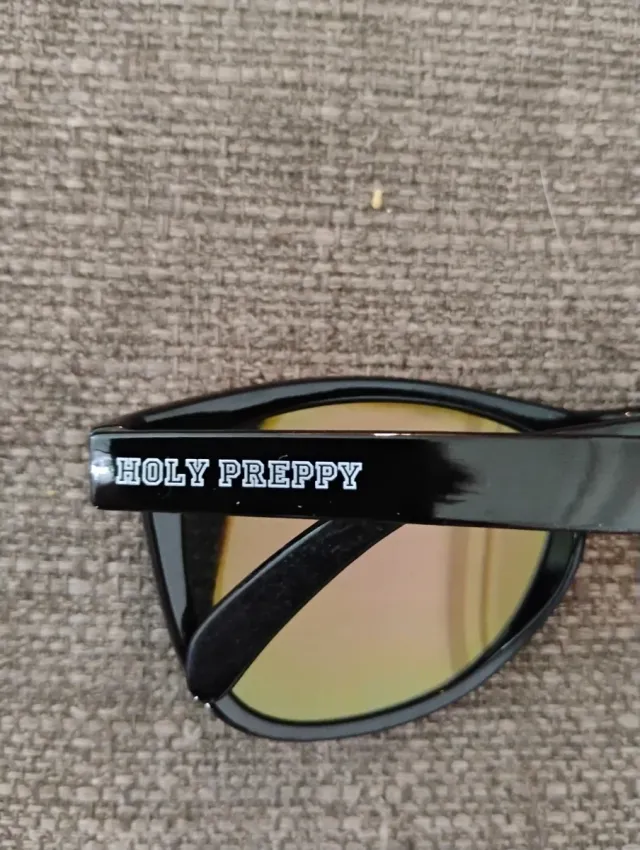 Gafas de sol Holy Preppy negras y doradas/amarillo
