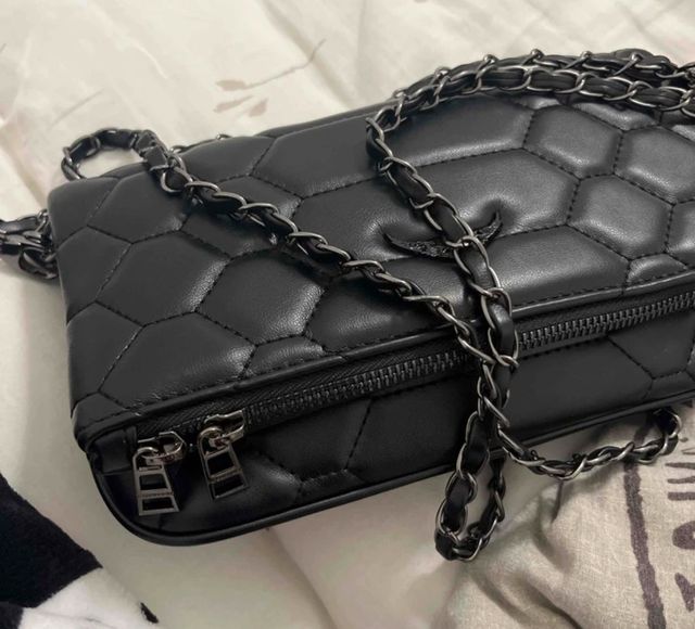 Bolso Zadig & Voltaire Rock negro acolchado