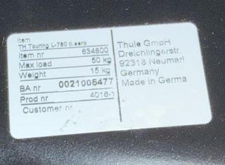 Cofre Thule Touring L-780