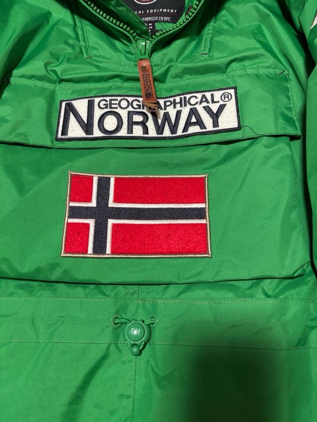 Chaqueta Geographical Norway Talla M Verde