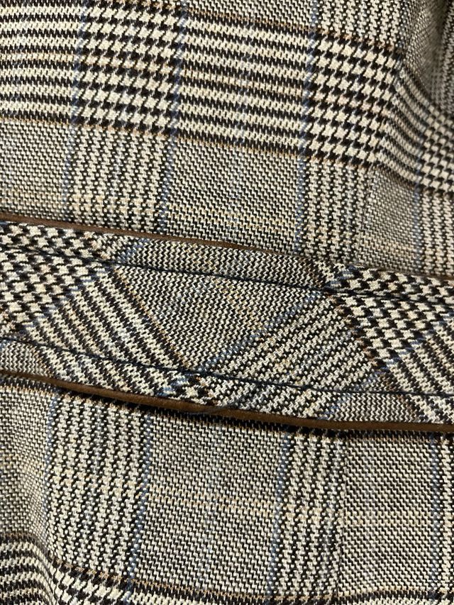 Americana Zara entallada cuadros mujer