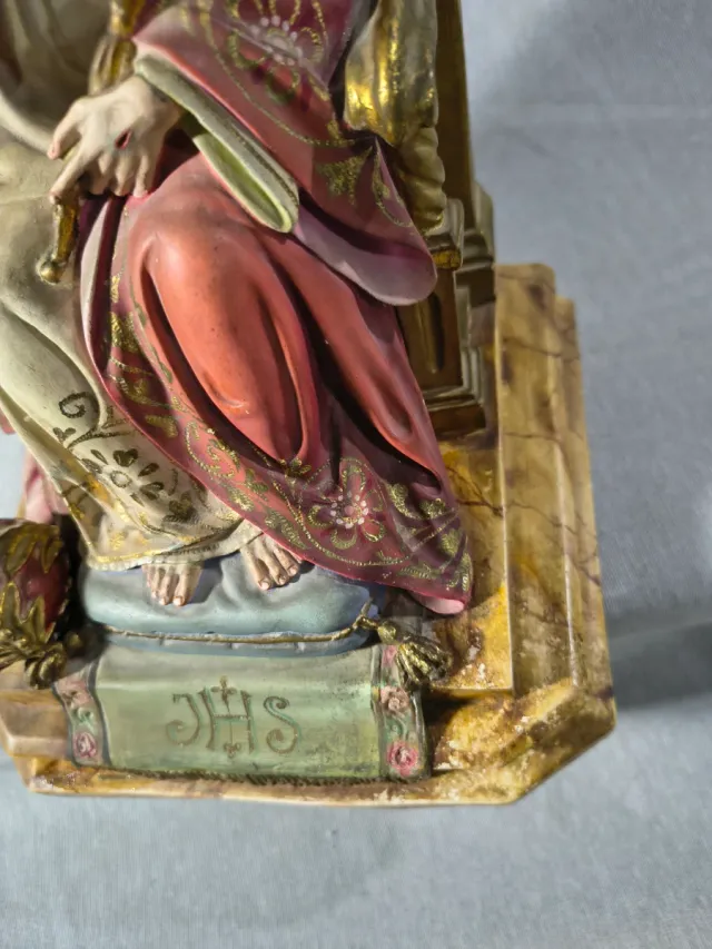 Antiguo Sagrado Corazón. Ojos Cristal