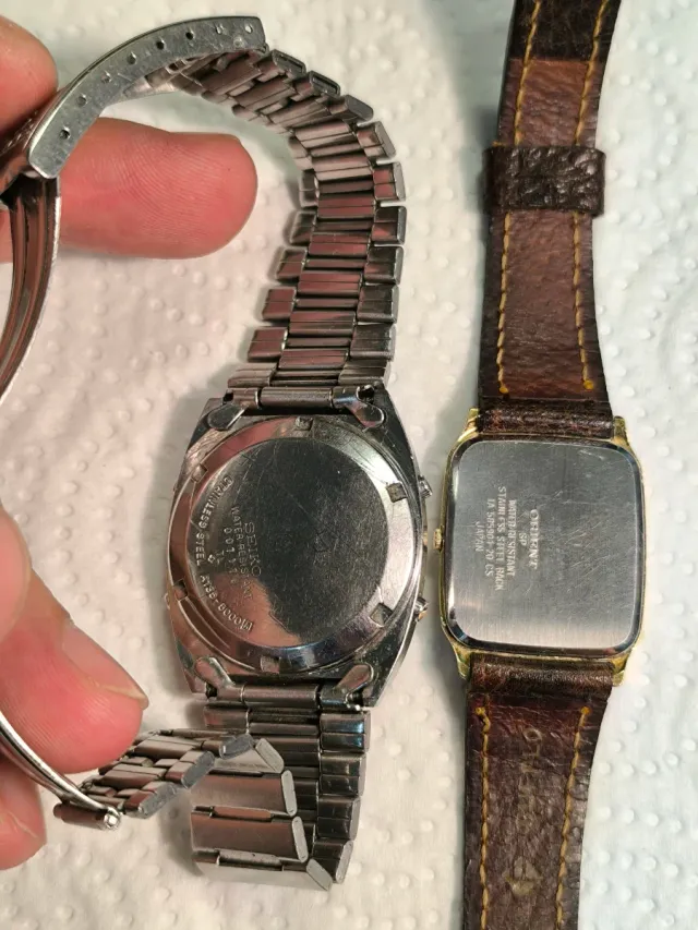 Relojes Seiko y Orient para restaurar