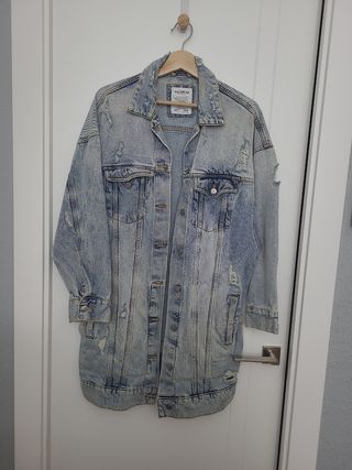 Chaqueta tejana larga (altura rodillas) 