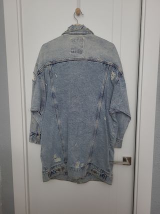 Chaqueta tejana larga (altura rodillas) 