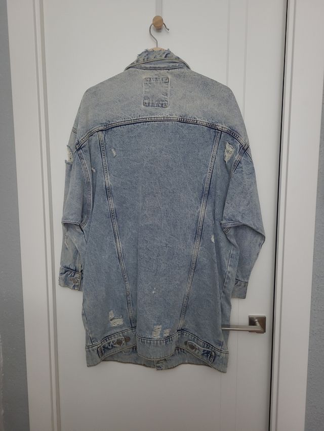 Chaqueta tejana larga (altura rodillas) 