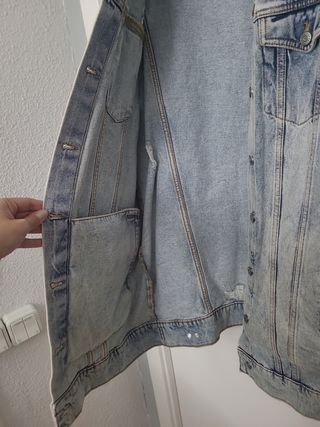 Chaqueta tejana larga (altura rodillas) 