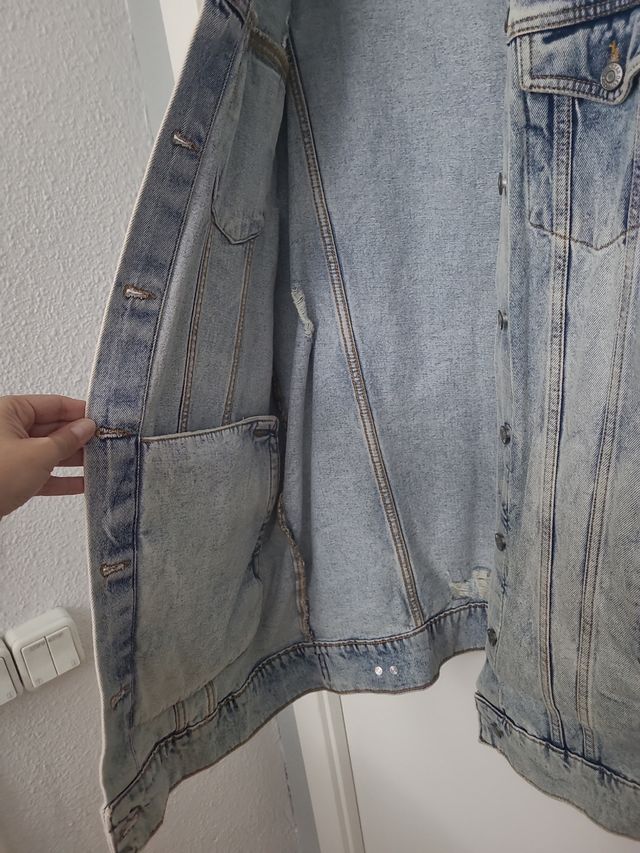 Chaqueta tejana larga (altura rodillas) 