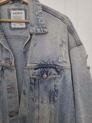 Chaqueta tejana larga (altura rodillas) 