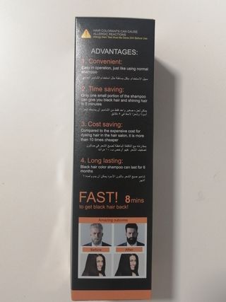 Champú Tinte Disaar Negro Colágeno Argan Oil