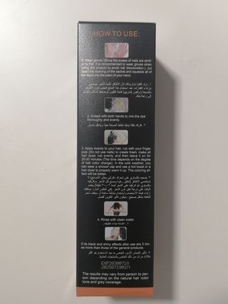 Champú Tinte Disaar Negro Colágeno Argan Oil