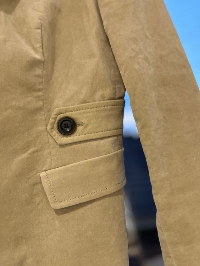 Blazer Zara Beige Mujer Entallado