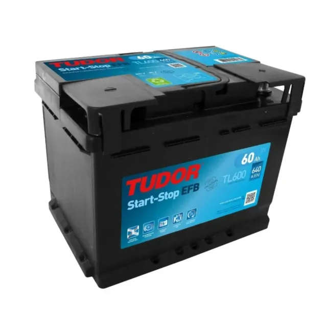 Batería Tudor TL600 Start-Stop EFB 60Ah