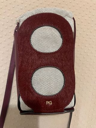 Bolso Purificación García Granate