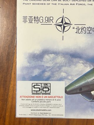 Meng Fiat G.91R NATO Air Forces 1/72 Kit montaggio