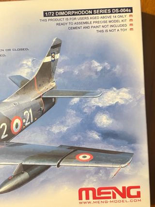 Meng Fiat G.91R NATO Air Forces 1/72 Kit montaggio