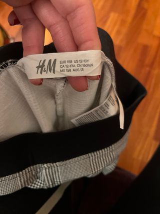 Leggings de cuadros para niña