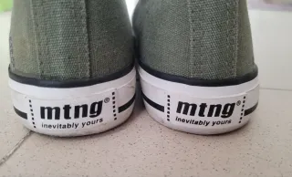 ZAPATILLAS VERDES MUSTANG TALLA 39.