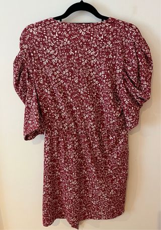 Vestido Mango floral rojo