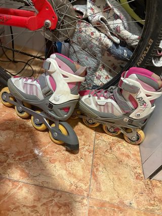 Patines en línea Oxelo niña ajustable 24-26, 38-41