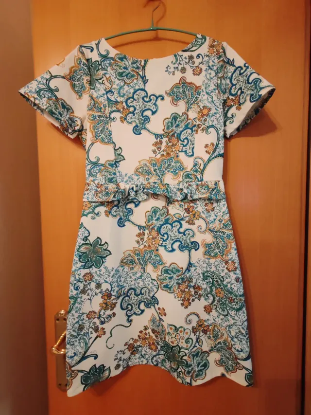 Vestido estampado talla M