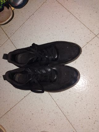 Zapatillas altas azules con parche de tigre