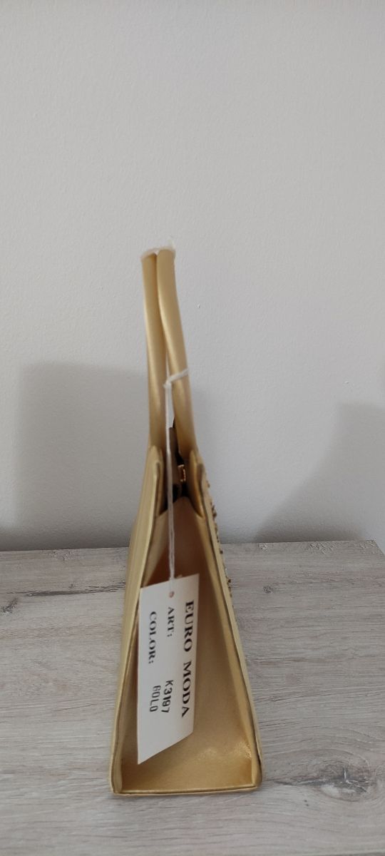 Bolso de mano EURO MODA dorado