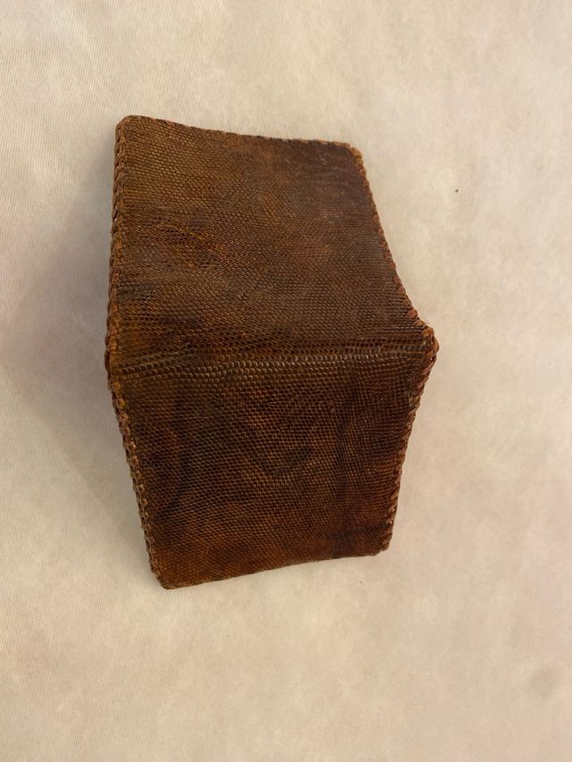 Cartera de piel de serpiente Mexicana para hombre