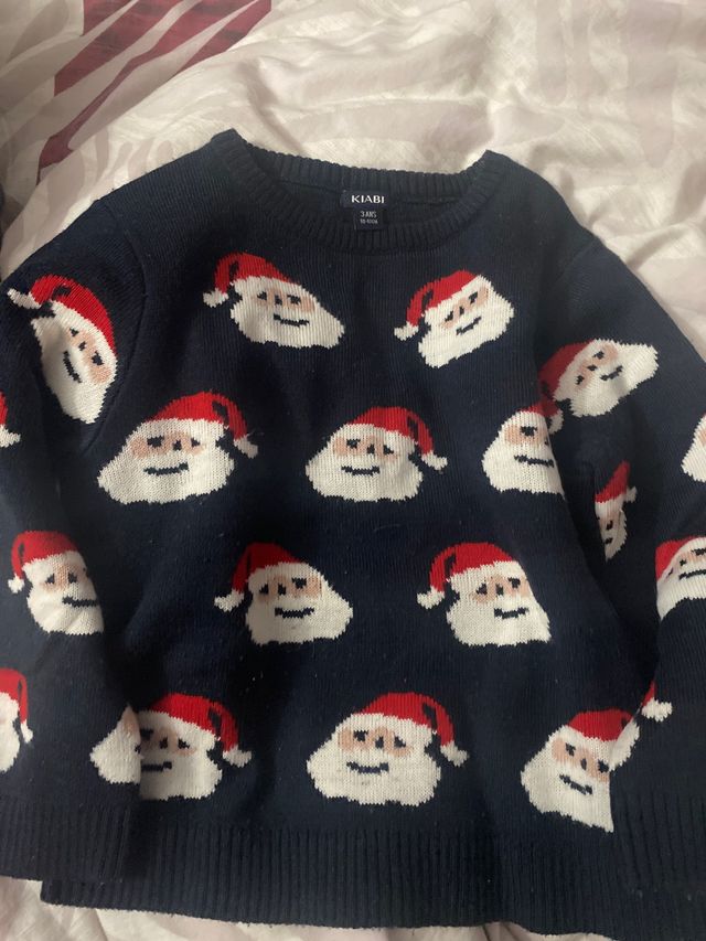 Jersey Navidad Papá Noel niño Kiabi 3 años
